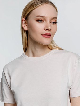 Футболка унисекс T-Bolka 160, молочно-белая, размер M