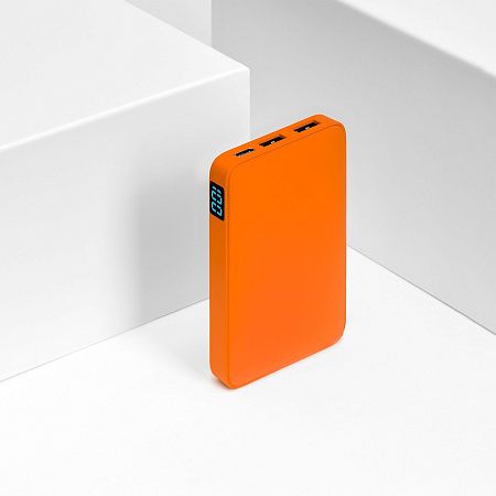 Внешний аккумулятор с подсветкой Анкор (Ancor) 5000 mAh, оранжевый