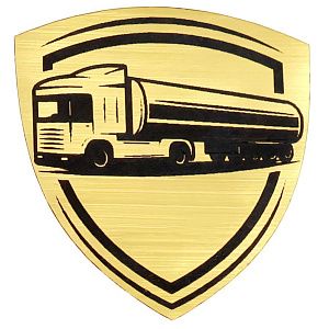 Шильд-наклейка транспорт, золото