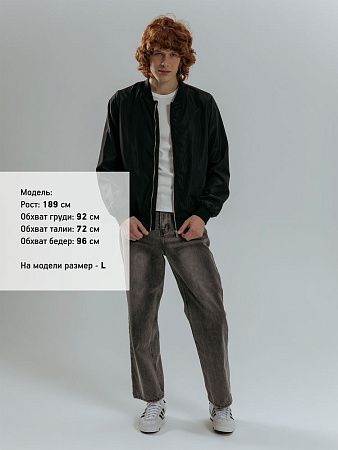 Бомбер Wigton, черный, размер XS