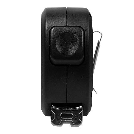 Рулетка Tools Trecker 3 метра, черная, пластиковая, с трещоткой и ремешком