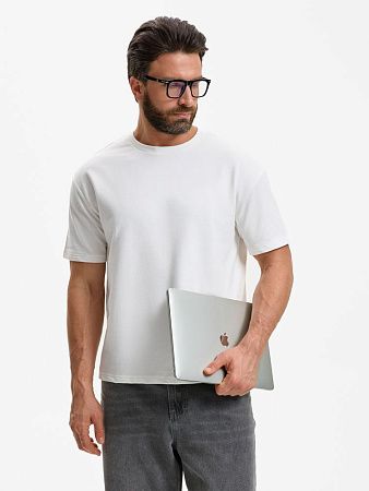 Футболка унисекс Durington, белая, размер XS/S