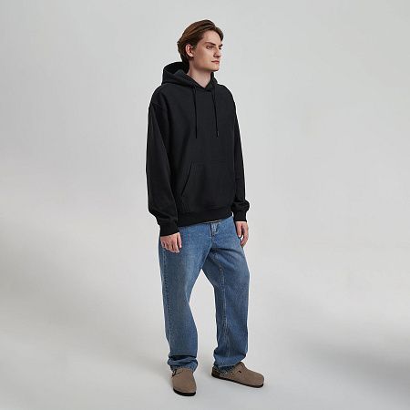 Худи релакс унисекс Адвенче (Adventure), черный, размер 3XL/4XL