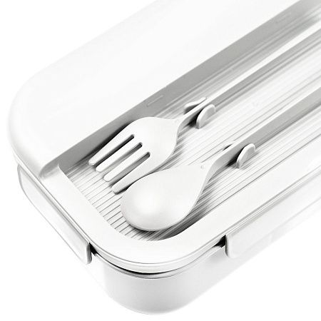 Ланчбокс (контейнер для еды) Bon Voyage, белый