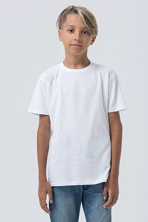 Футболка детская Regent Fit Kids, белая, размер 4 года (96-104 см)