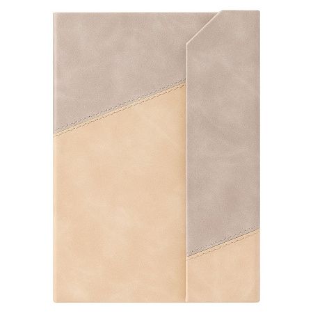 Ежедневник B2Book Magnetic Medio Diagonal 1/2, бежевый