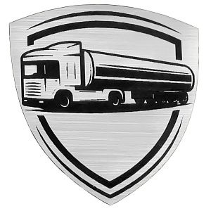 Шильд-наклейка транспорт, серебро