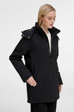 Куртка-парка унисекс Sfera, черная, размер S