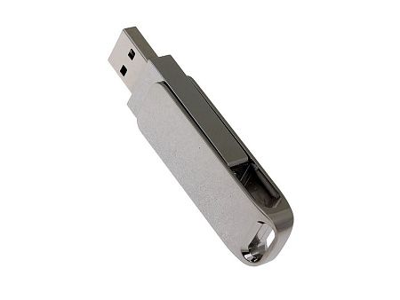USB 3.0- флешка на 32 Гб с поворотным механизмом и дополнительным разъемом Type-C