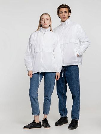 Ветровка из нейлона Surf 210, белая, размер XS