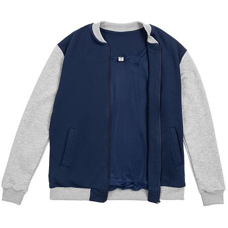 Бомбер College, черный, размер XS