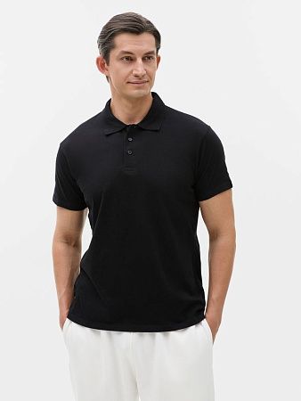 Рубашка поло мужская Prescott Men 170, черная, размер S