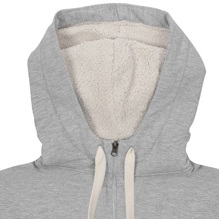 Толстовка на молнии Kulonga Sherpa, белая, размер XS