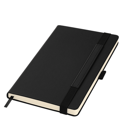 Ежедневник Alpha недатированный, черный/бежевый