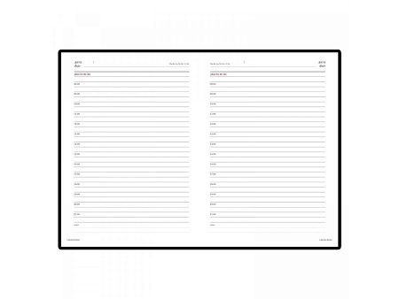 Ежедневник недатированный А6+ «Sidney Nebraska» с золотым срезом