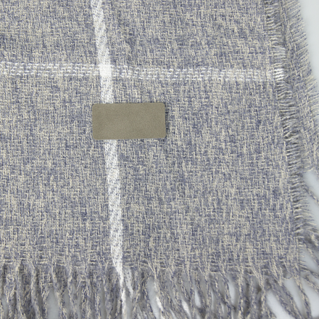 Шеврон Rectangle NUBA размер 60*30 мм, светло-серый, со скругленными углами