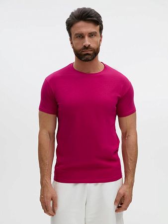 Футболка унисекс Regent 150, ярко-розовая (фуксия), размер S