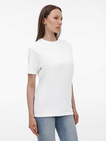 Футболка унисекс T-Bolka 180, белая, размер L