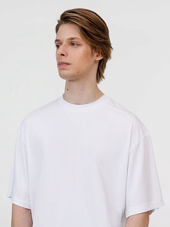 Футболка из бифлекса Morfiss, белая, размер XS/S