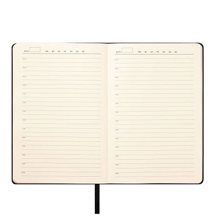 Ежедневник Стелла (Stella) недатированный с магнитом на обложке, бирюзовый