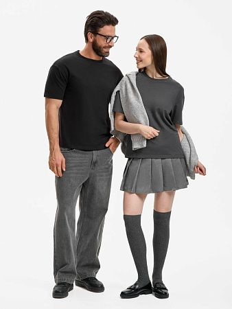 Футболка унисекс Durington, черная, размер XS/S