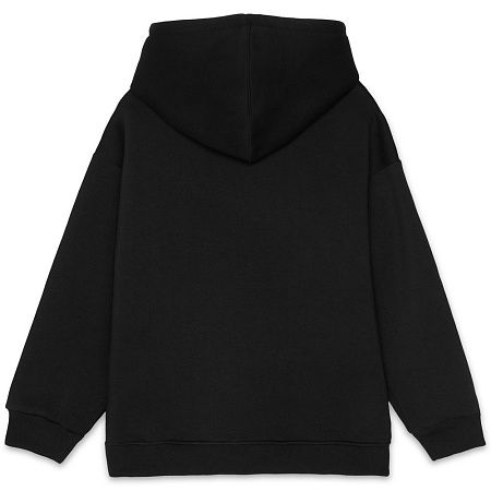 Худи детское оверсайз Junipero, черное, размер 6 лет (110-116 см)
