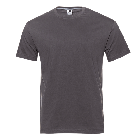 Футболка унисекс без бокового шва STAN хлопок 160, 02, Тёмно-серый,  (100/1)  (44/XS)