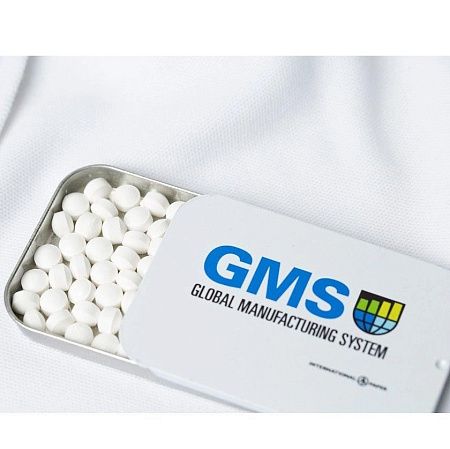 Баночка с конфетами драже с брендированием,Slide-Tin