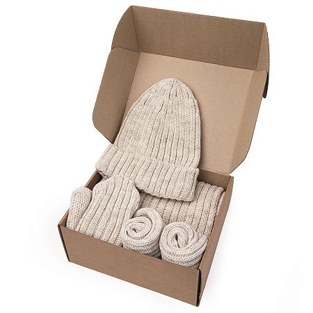 Шапка бини вязаная НАСВЯЗИ©  шерсть/ акрил