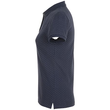 Рубашка поло женская Brandy Women, темно-синяя с белым, размер XL