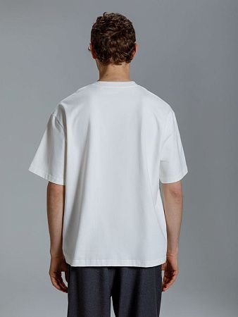 Футболка оверсайз Kangas, белая, размер XS/S