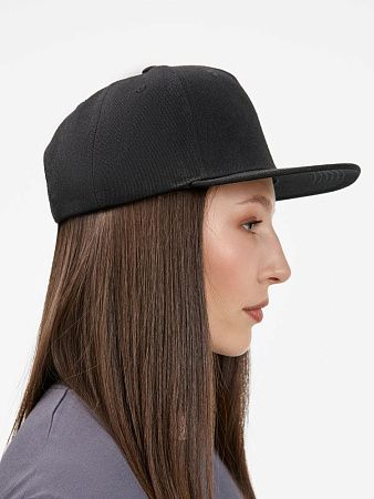 Бейсболка Epicore с прямым козырьком, черная