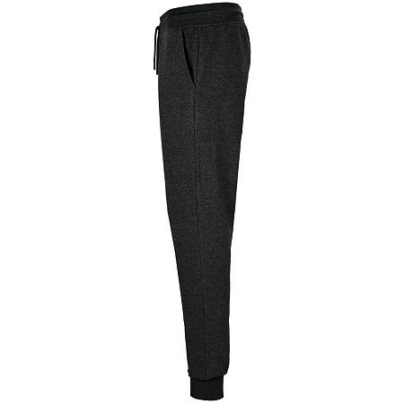 Джоггеры Jumbo, черный меланж, размер L