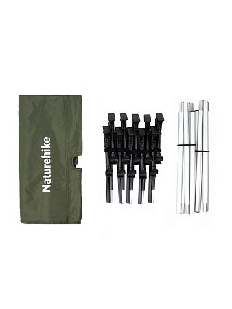 Раскладушка туристическая XJC05, зеленая