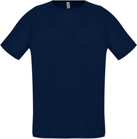 Футболка унисекс Sporty 140, темно-синяя, размер S