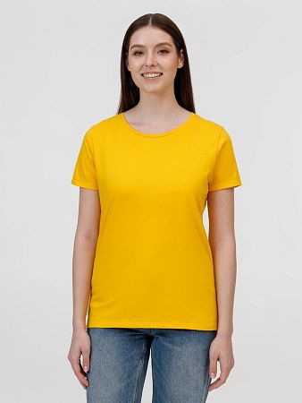 Футболка женская E190 серый меланж, размер L