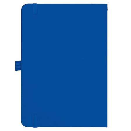 Блокнот Forest  Alfa Polo Soft А5, недатированный, в твердой обложке,  с резинкой и петлей для ручки, синий