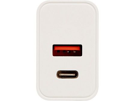 Сетевое зарядное устройство c выходами USB-A и USB-C и быстрой зарядкой QC/PD «Recharger Pro», 30 Вт