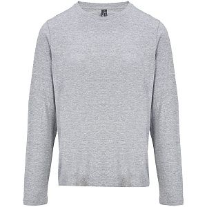 Футболка с длинным рукавом женская Monarch Women, серый меланж, размер 3XL