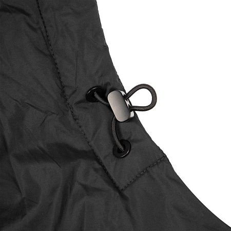 Пуховик унисекс Kapsula, черный, размер XS/S