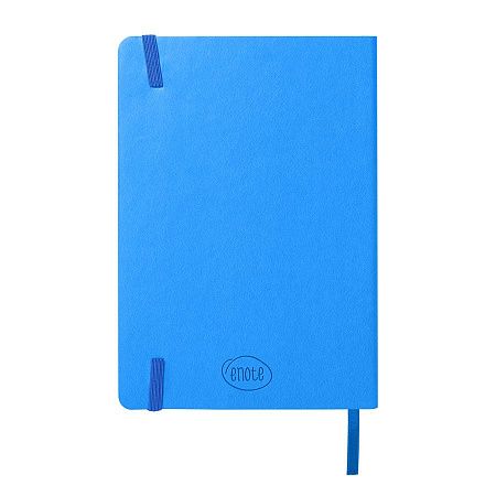 Ежедневник недатированный Shady, А5,  лазурный, кремовый блок в линейку, синий обрез