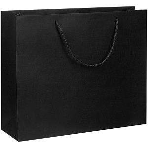 Пакет бумажный Arc L, черный