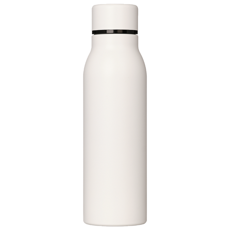 Термобутылка вакуумная герметичная Sorento, белая, зернистое покрытие