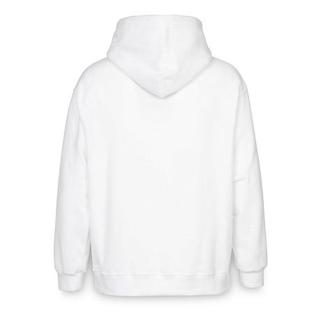 Худи флисовое унисекс Manakin, белое, размер XS/S