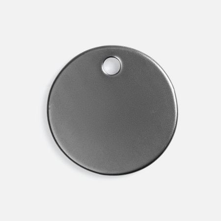 Шильдик металлический Alfa Sirkel, серый металлик