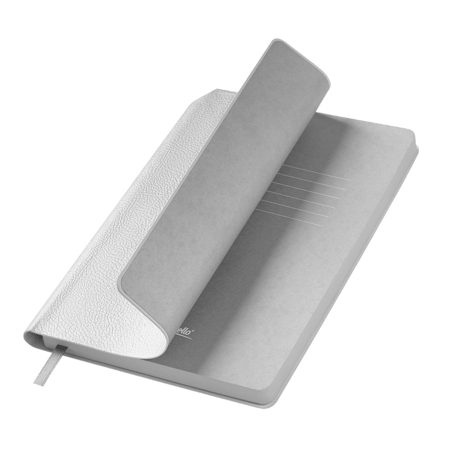 Ежедневник Молто (Molto) недатированный, серебряный