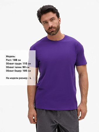 Футболка Imperial 190, темно-фиолетовая, размер XL