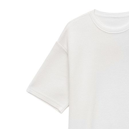 Джемпер с коротким рукавом Siluetti Volumica, молочно-белый, размер XS/S