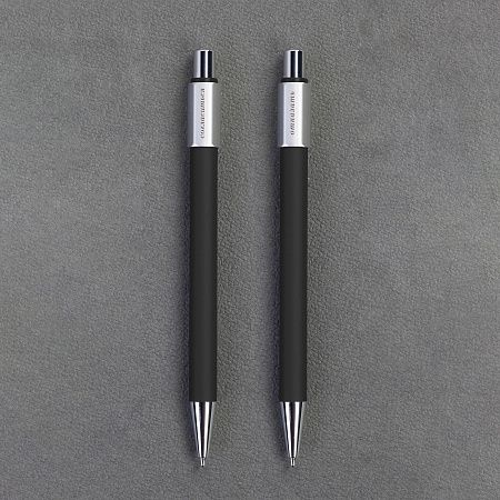 Ручка шариковая "Spin" с 6ти-гранным спиннером, покрытие soft touch