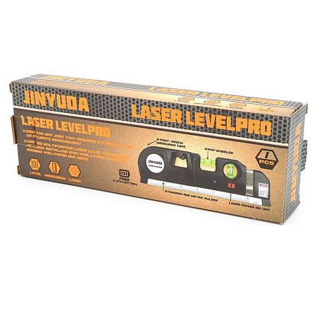 Лазерный уровень Кёльн с рулеткой 3,0 м, черный